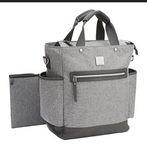 Ergobaby Coffee Run Convertible Diaper Bag: Grey